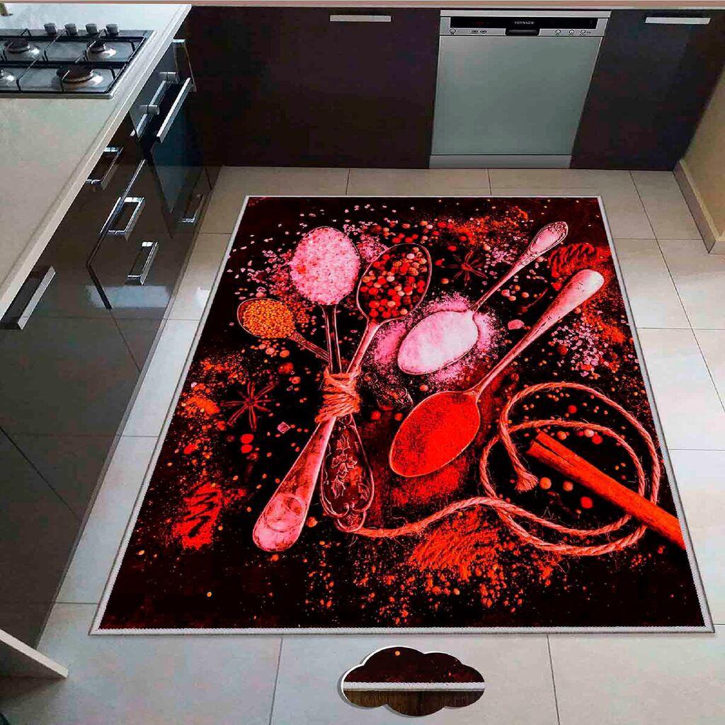 Conceptum Hypnose Tepih, 80x200cm, Crveni