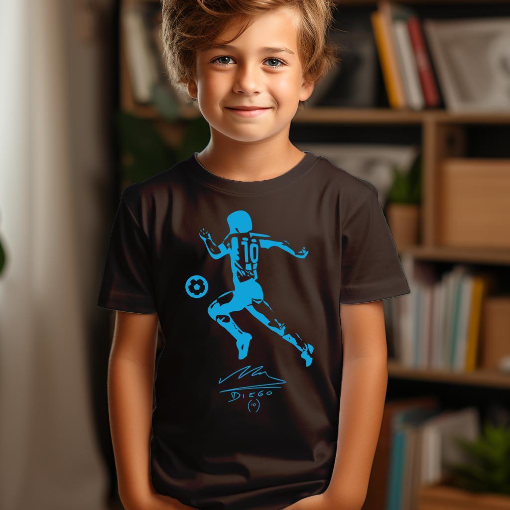 Camiseta Majica sa štampanim printom Cam 467, Dečija, Čokolada