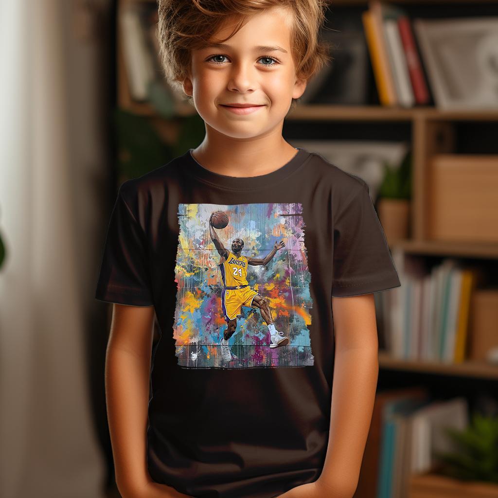 Camiseta Majica sa štampanim printom Cam 462, Dečija, Čokolada