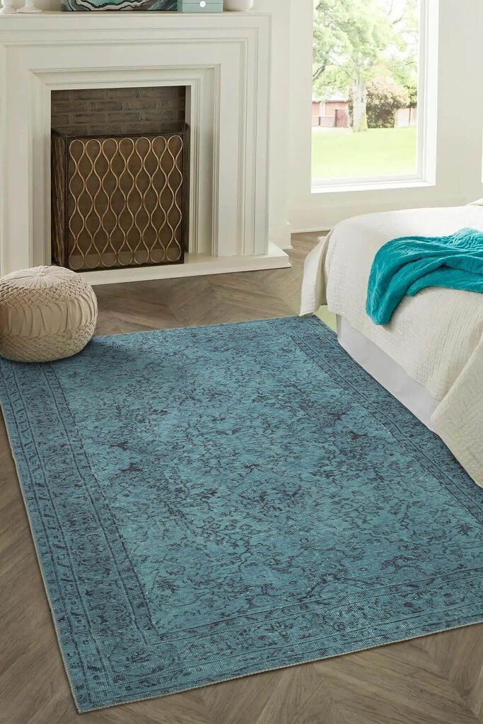 Conceptum Hypnose Tepih Folk Chenille 23, 75x230cm, Tirkizni
