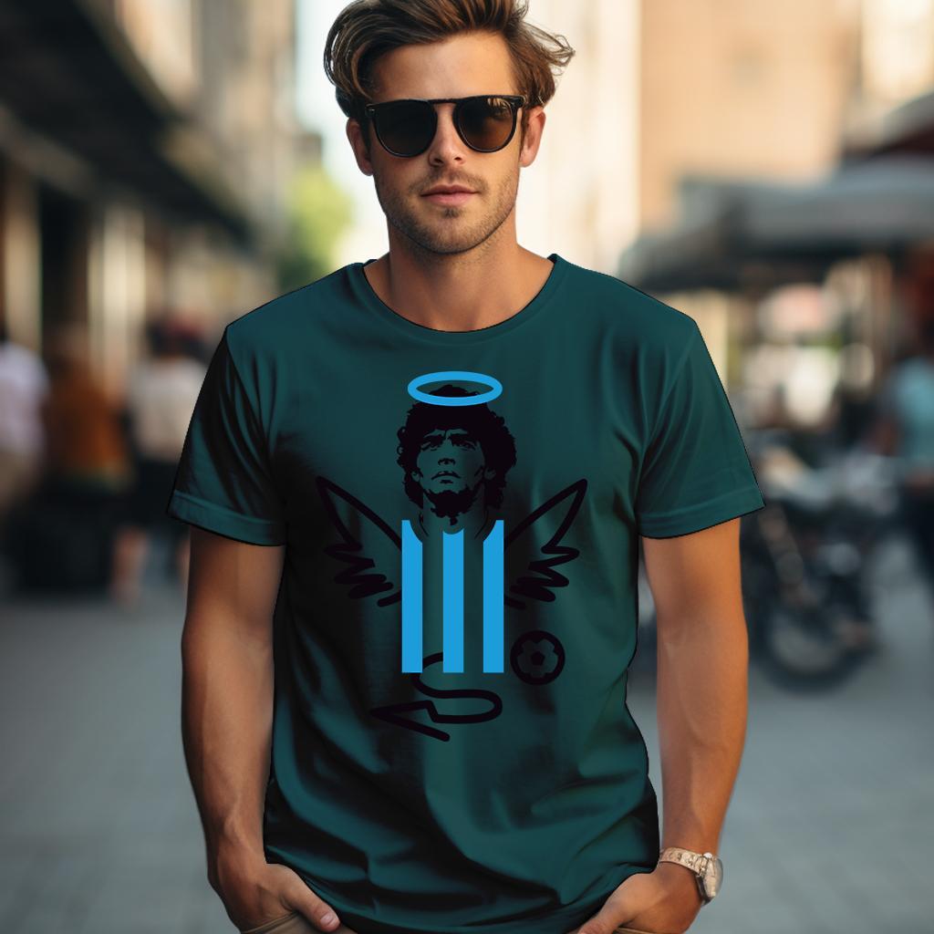 Camiseta Majica sa štampanim printom Cam 464, Muška, Petrolej