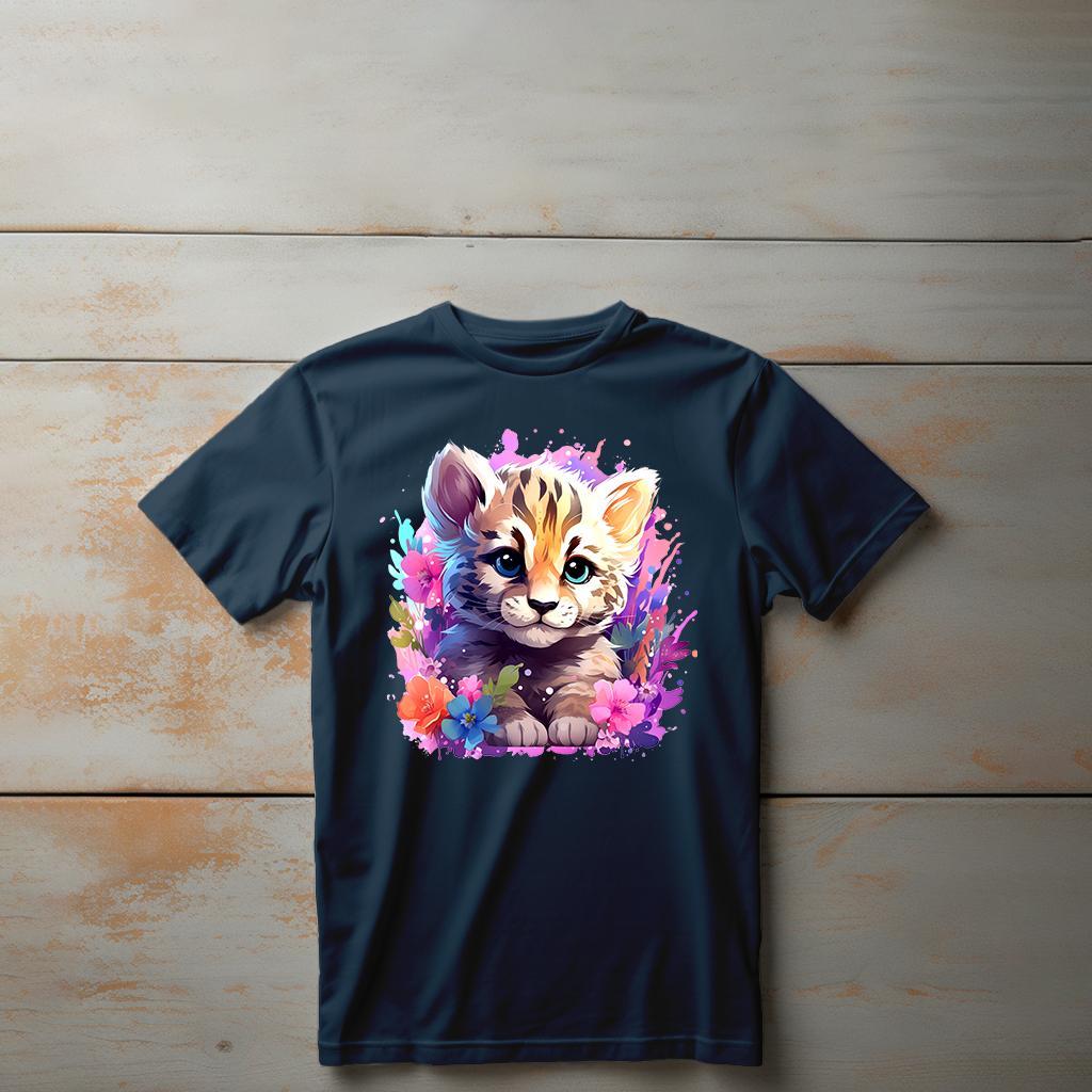 Camiseta Majica sa štampanim printom Cam 399, Dečija, Tamnoplava