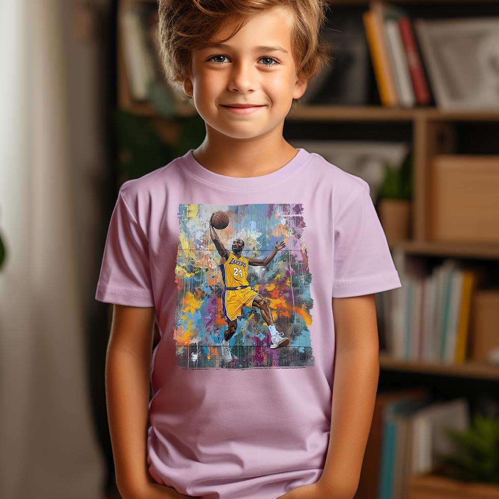 Camiseta Majica sa štampanim printom Cam 462, Dečija, Svetlo roze