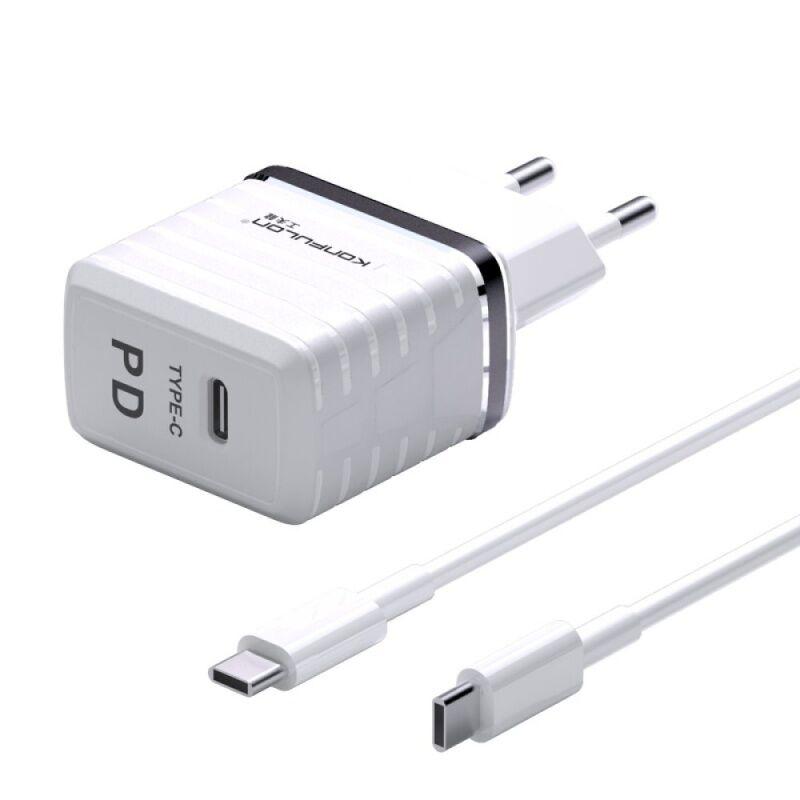 Konfulon Kućni punjač C32D+DC15 PD 20W sa Type C na Type C kablom