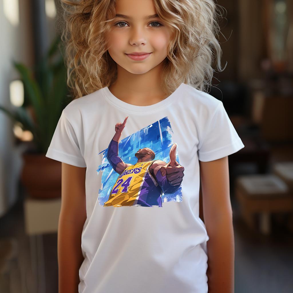 Camiseta Majica sa štampanim printom Cam 461, Dečija, Bela