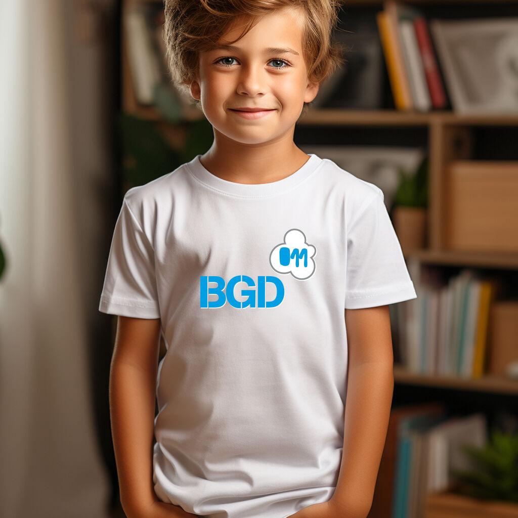 Camiseta Majica sa štampanim printom Cam 277, Dečija, Bela