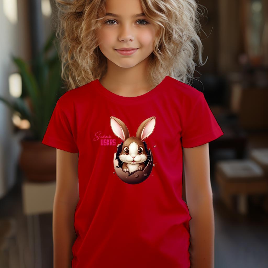 Camiseta Majica sa štampanim printom Cam 142, Dečija, Crvena