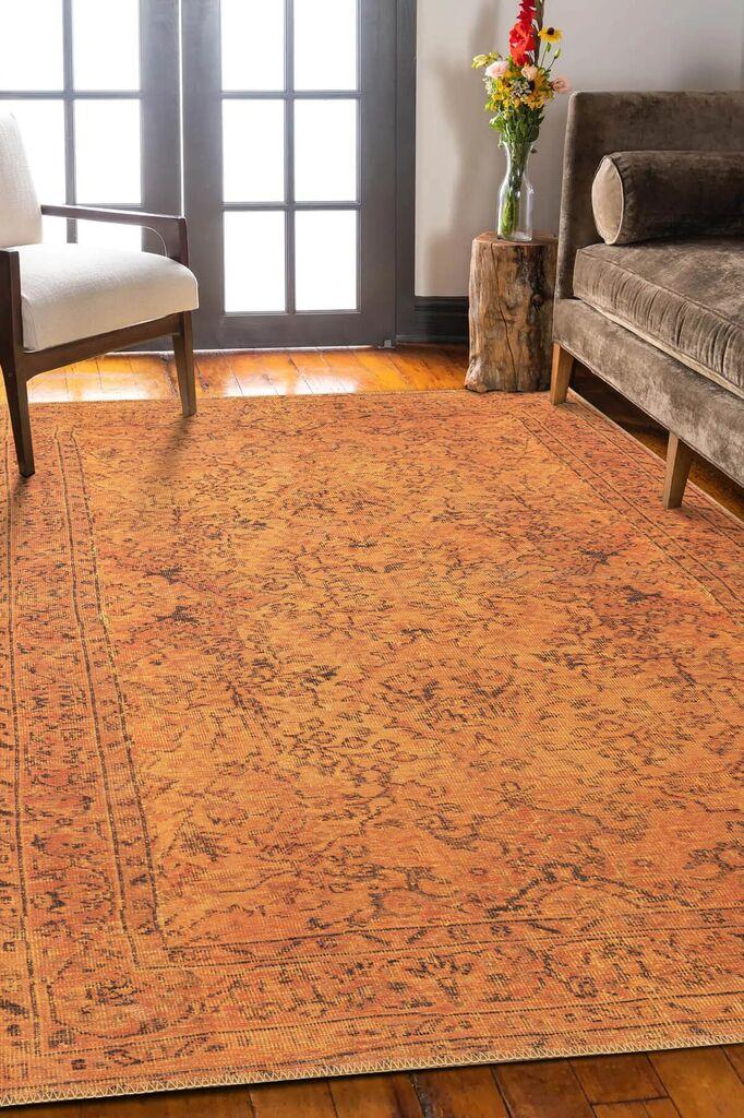 Conceptum Hypnose Tepih Folk Chenille 15, 75x230cm, Narandžasti