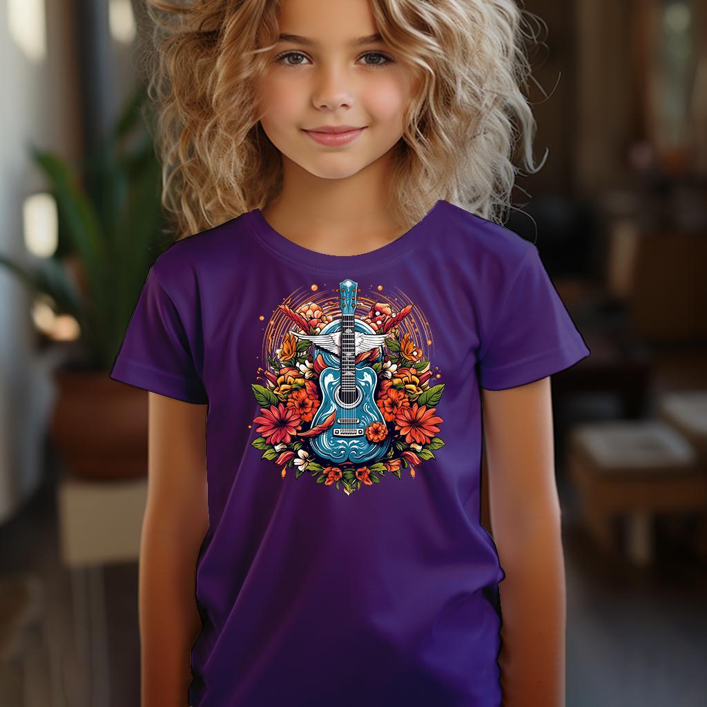 Camiseta Majica sa štampanim printom Cam 397, Dečija, Patlidžan