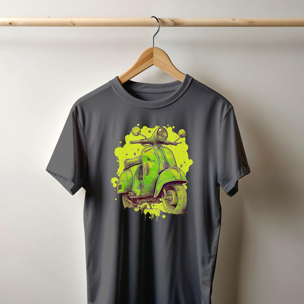 Camiseta Majica sa štampanim printom Cam 341, Muška, Tamnosiva