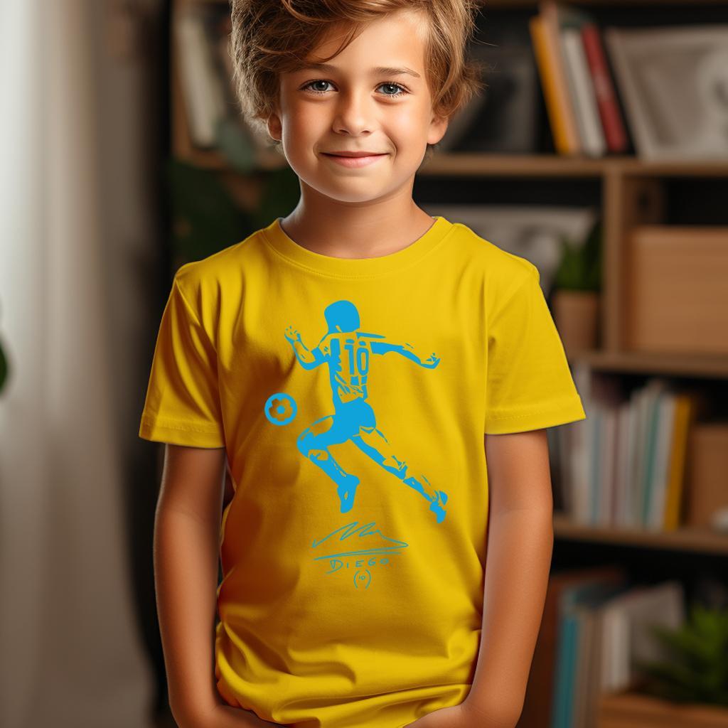 Camiseta Majica sa štampanim printom Cam 467, Dečija, Zlatne boje