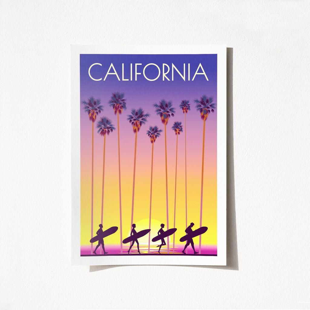 Wallity Poster California-2003, 29.7x42cm