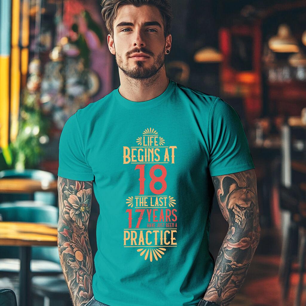 Camiseta Majica sa štampanim printom Cam 260, Muška, Tirkizna