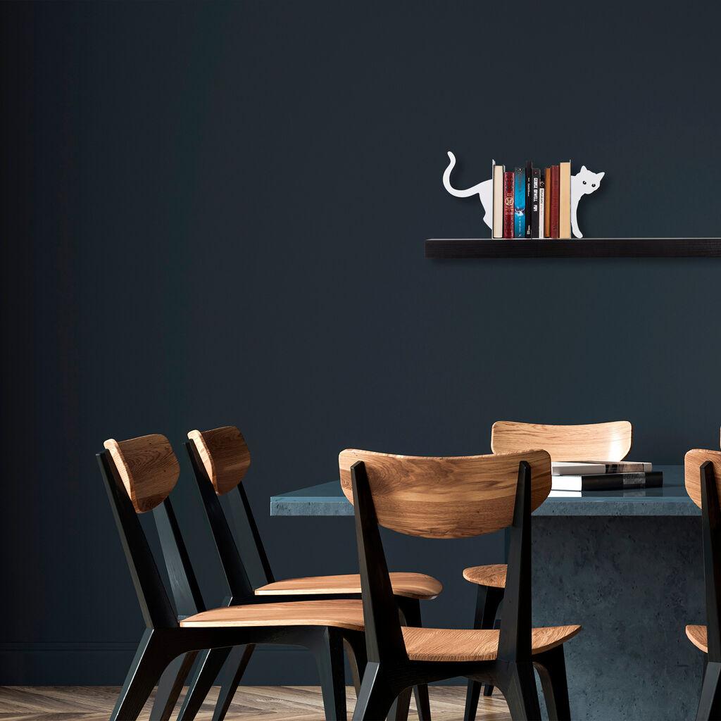 Aberto Design Držač za knjige 5, 35x14x22cm, Beli