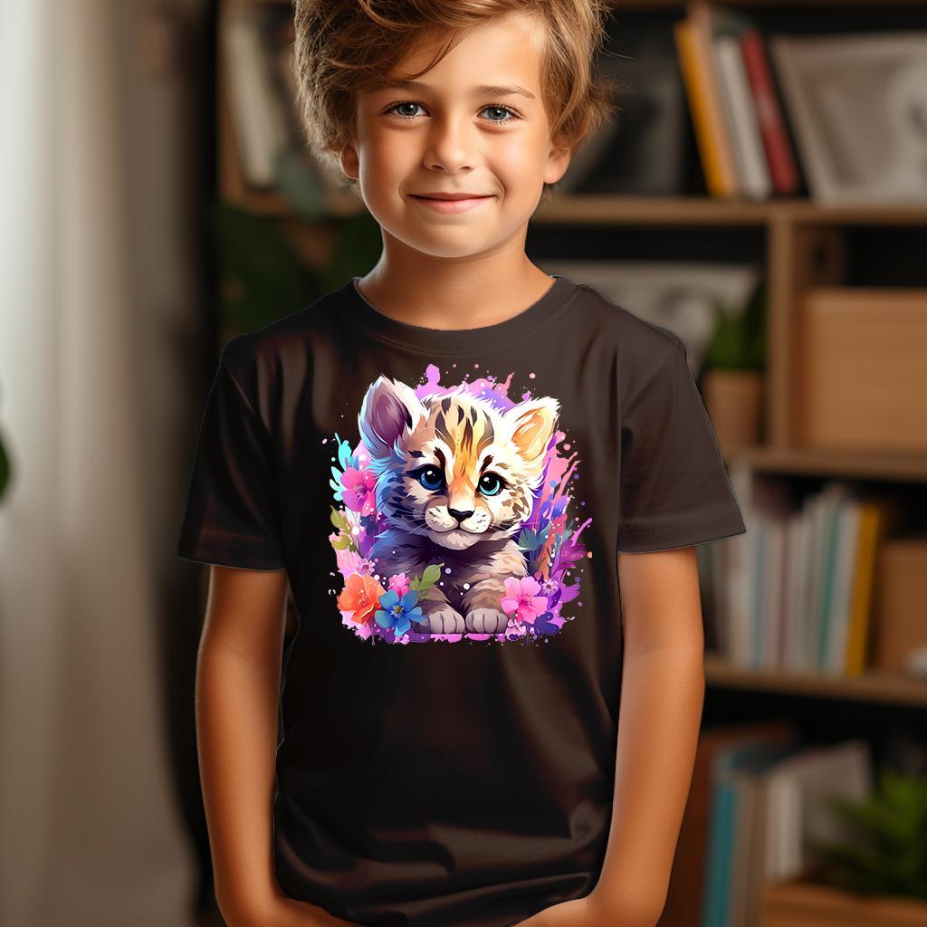 Camiseta Majica sa štampanim printom Cam 399, Dečija, Čokolada