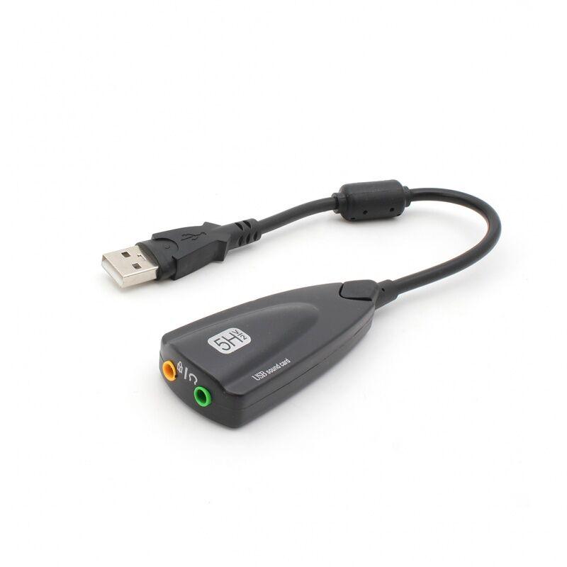 JWD USB 2.0 sa zvučnom kartom Sound 2, Crni