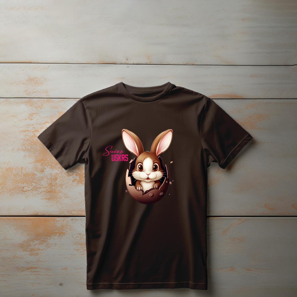 Camiseta Majica sa štampanim printom Cam 142, Dečija, Čokolada