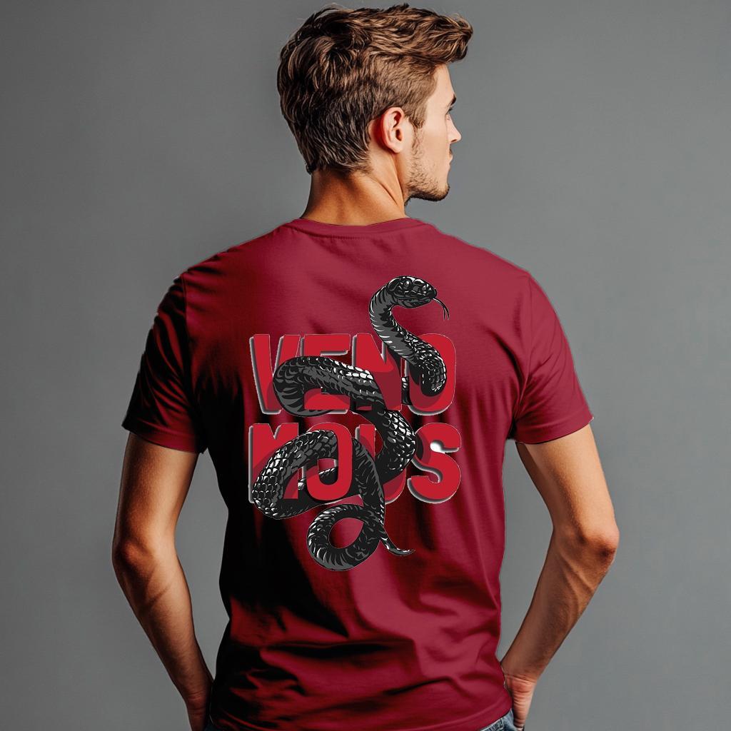 Camiseta Majica sa štampanim printom Frost 12, Muška, Višnja