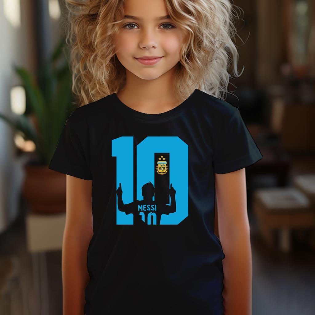 Camiseta Majica sa štampanim printom Cam 466, Dečija, Crna