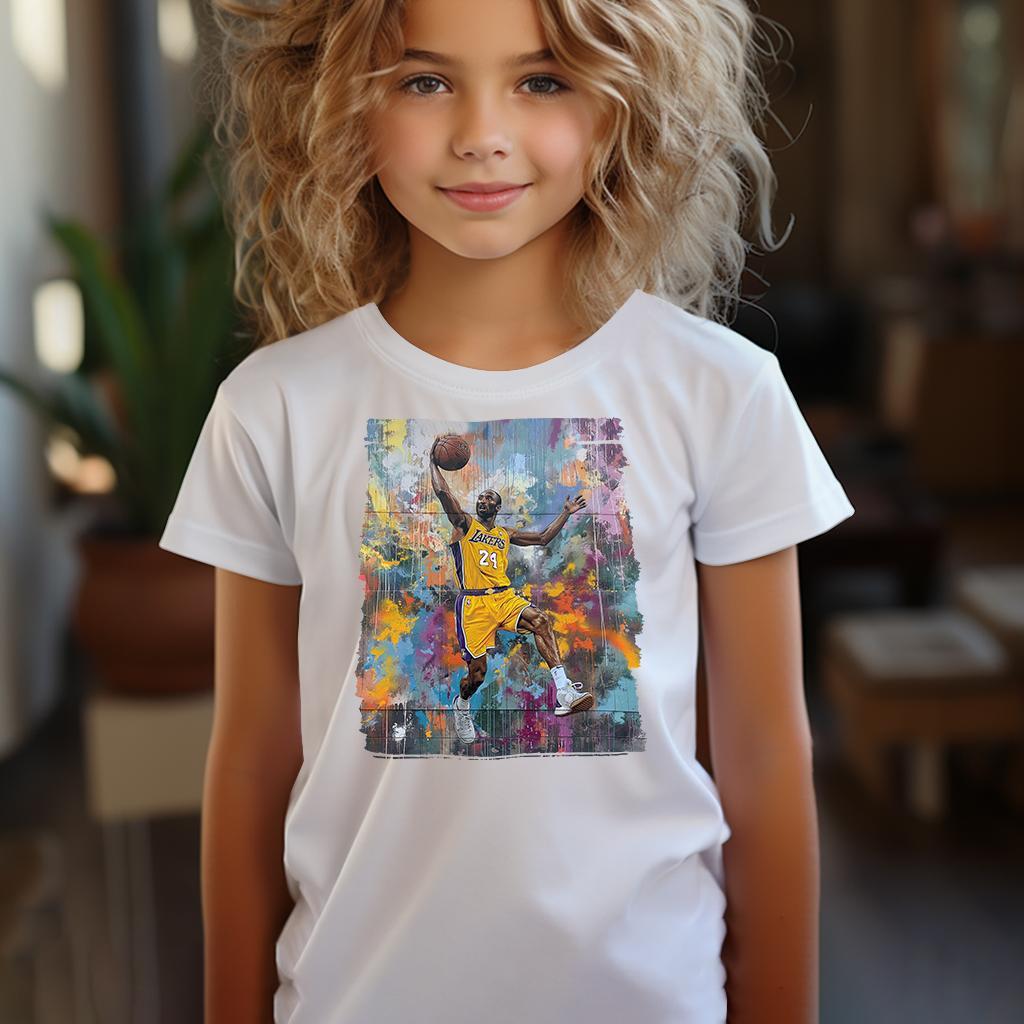 Camiseta Majica sa štampanim printom Cam 462, Dečija, Bela