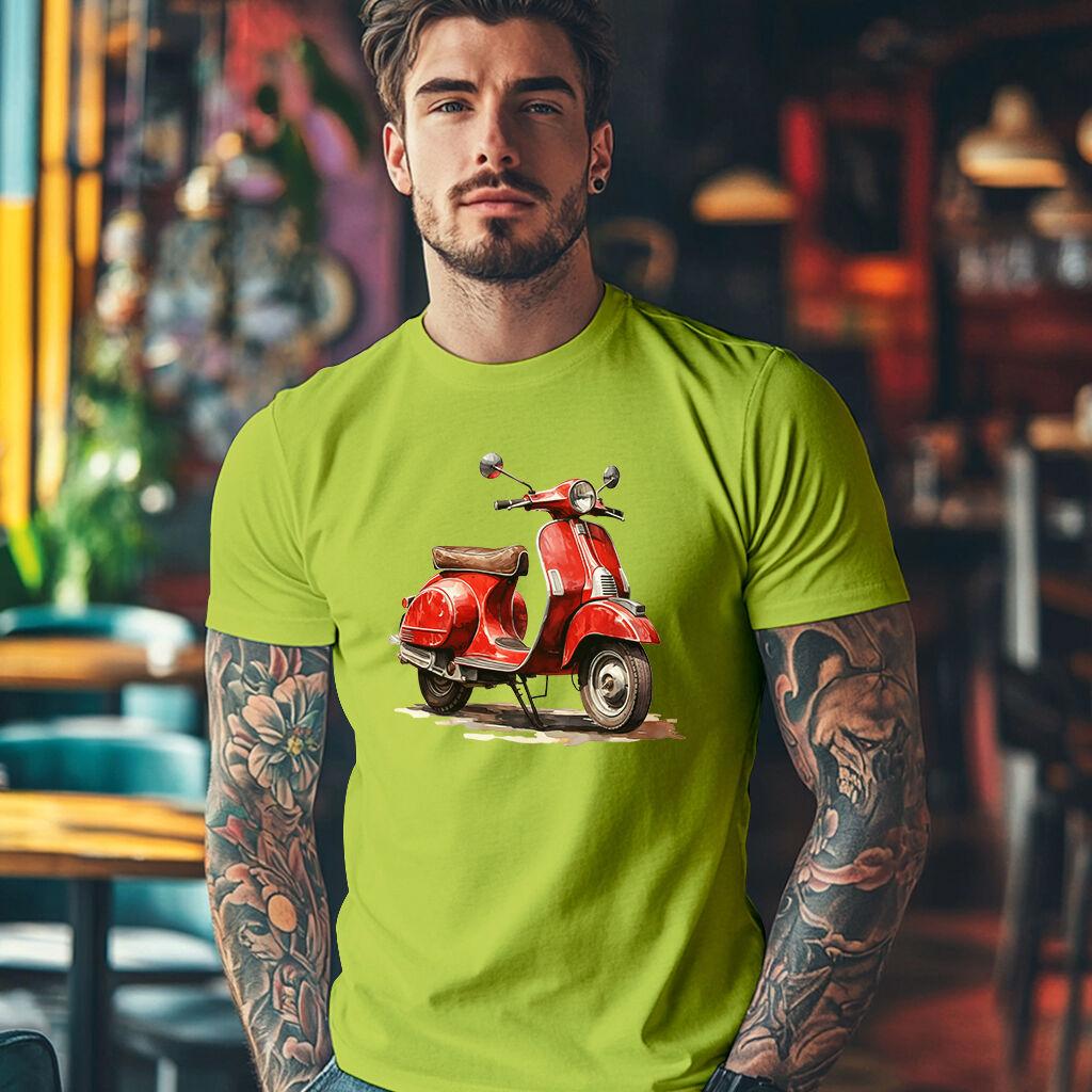 Camiseta Majica sa štampanim printom Cam 343, Muška, Limeta