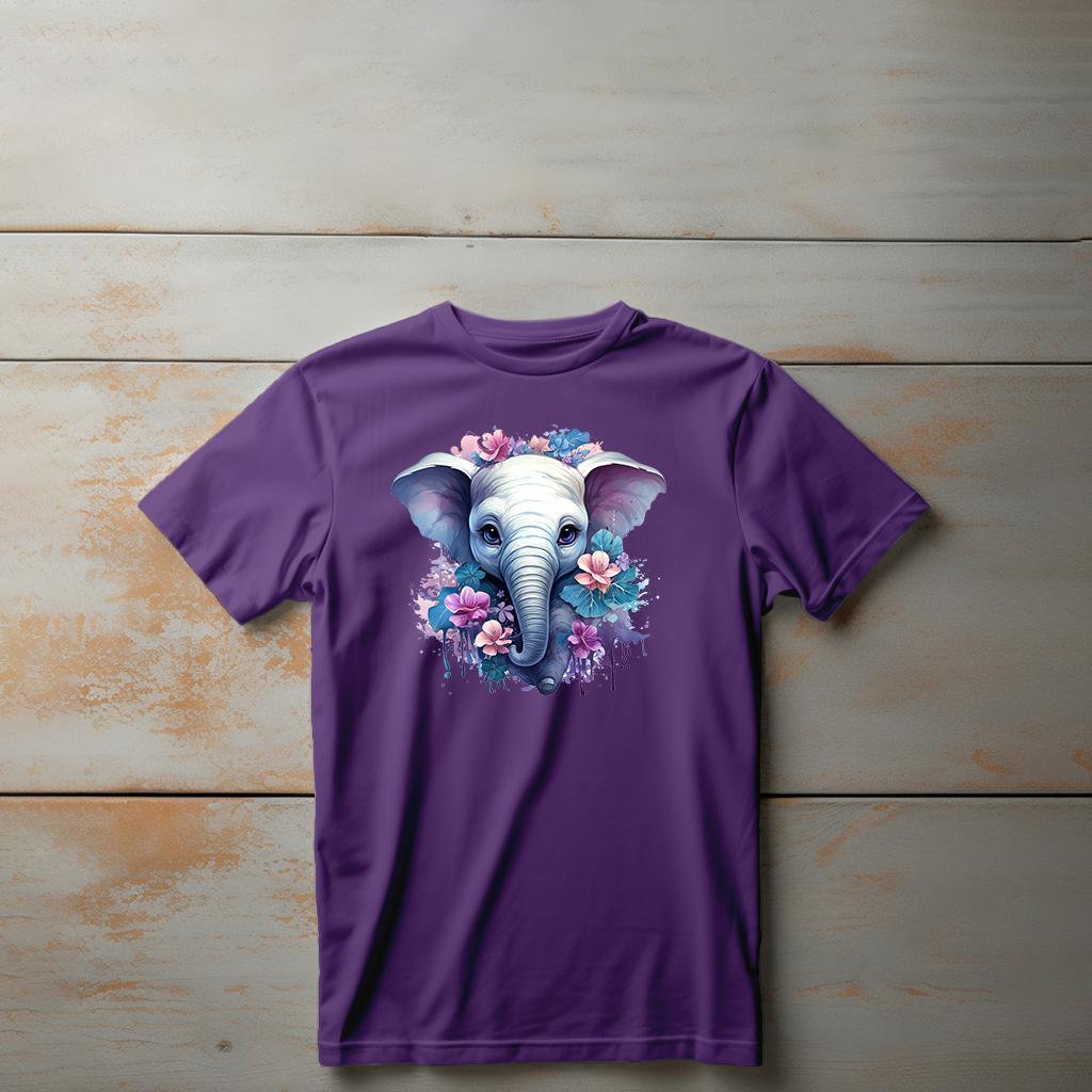 Camiseta Majica sa štampanim printom Cam 396, Dečija, Patlidžan