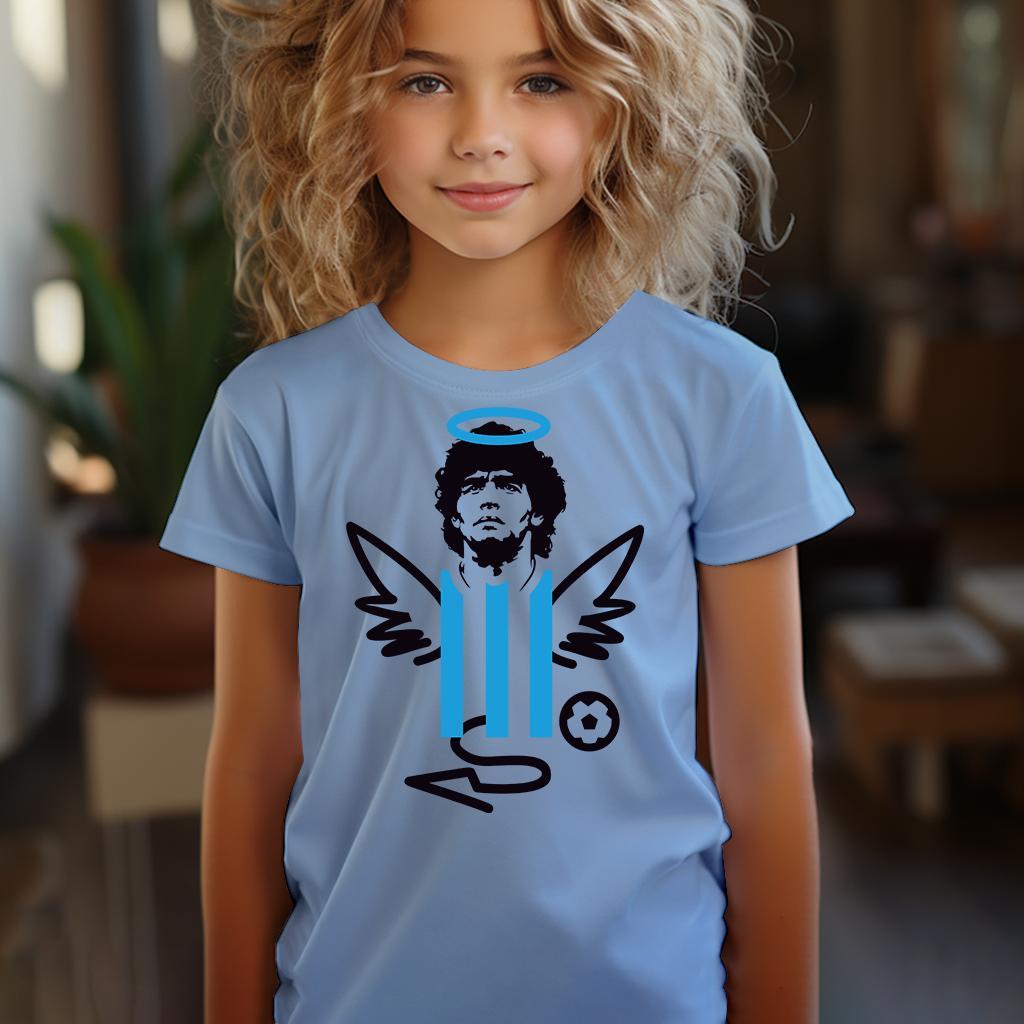 Camiseta Majica sa štampanim printom Cam 464, Dečija, Cijan