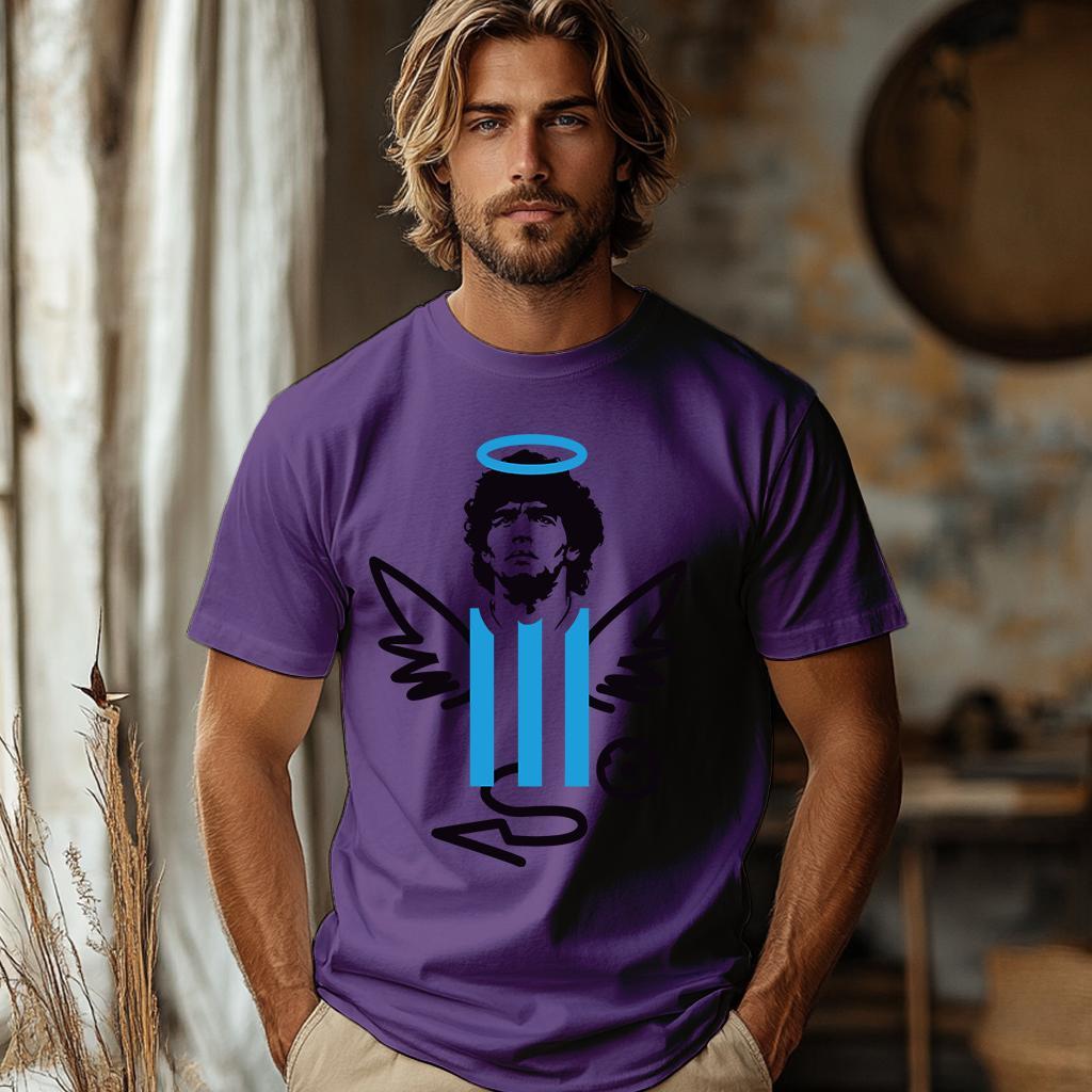 Camiseta Majica sa štampanim printom Cam 464, Muška, Patlidžan