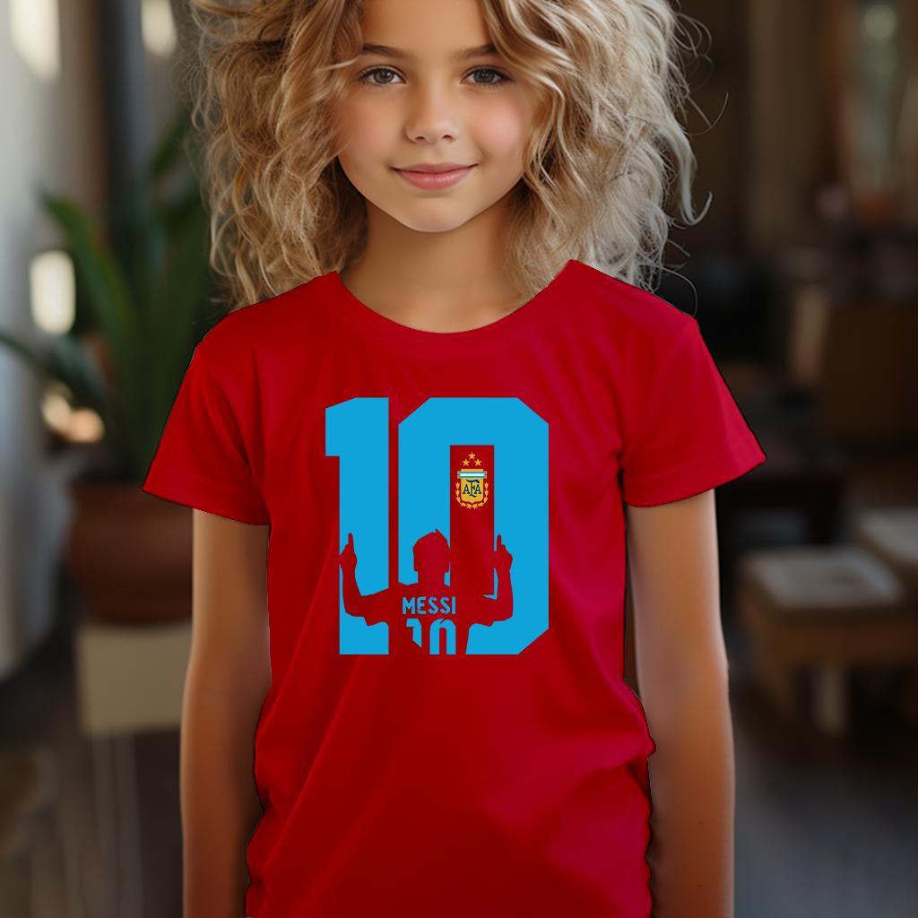 Camiseta Majica sa štampanim printom Cam 466, Dečija, Crvena