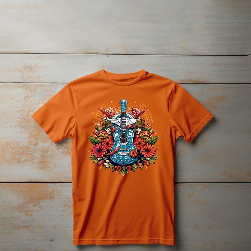 Camiseta Majica sa štampanim printom Cam 397, Dečija, Narandžasta