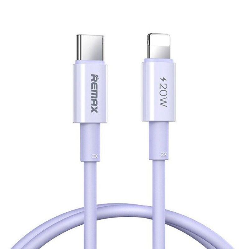 Remax Data kabl Dofon Series 20W PD Fast Charging, 1m RC-C026 Type C na iPhone lightning, Ljubičasti