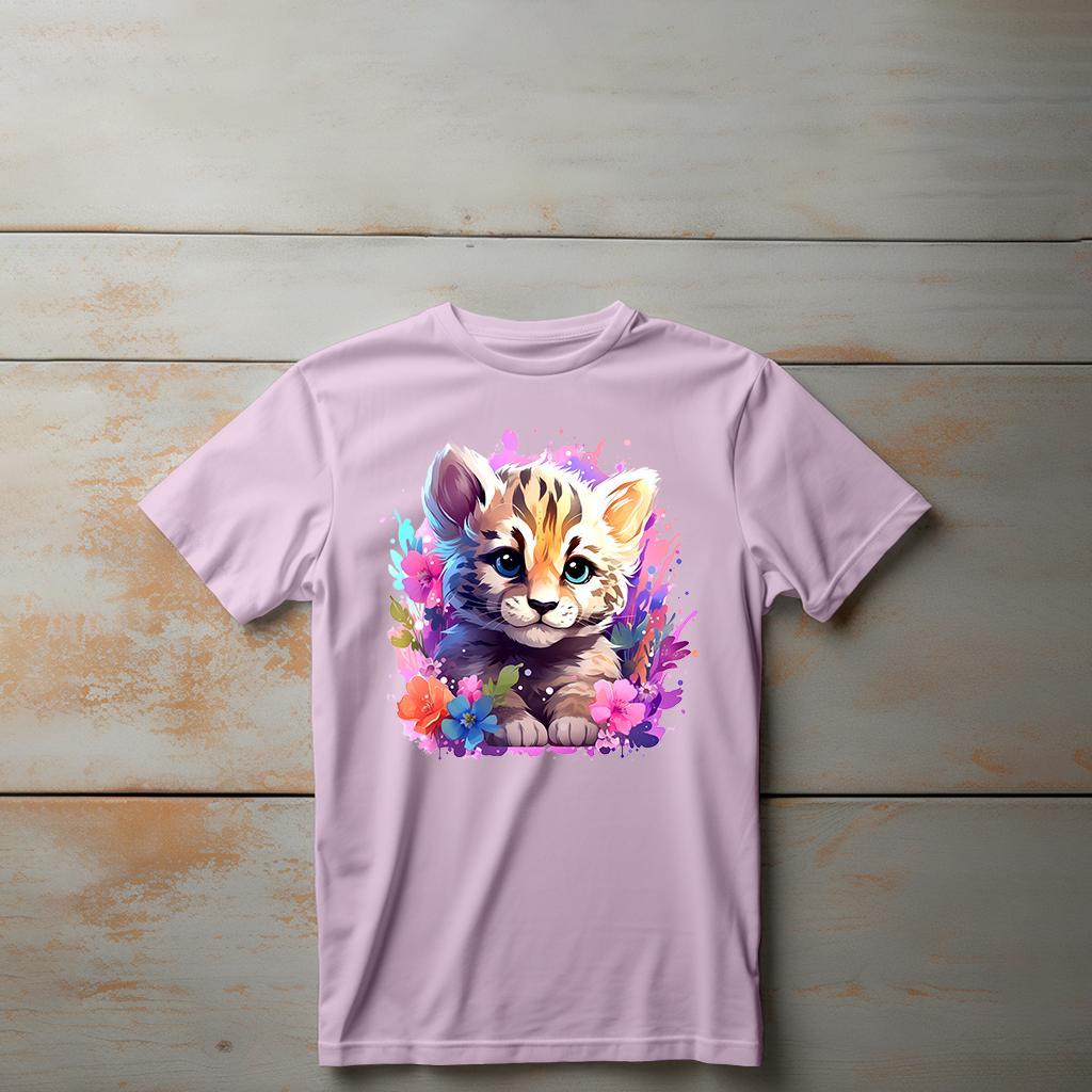 Camiseta Majica sa štampanim printom Cam 399, Dečija, Svetlo roze