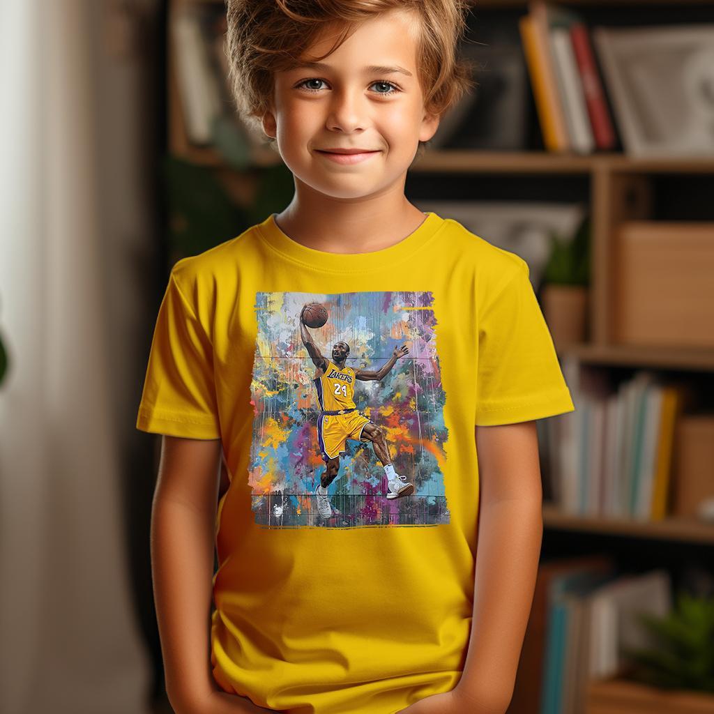 Camiseta Majica sa štampanim printom Cam 462, Dečija, Zlatne boje