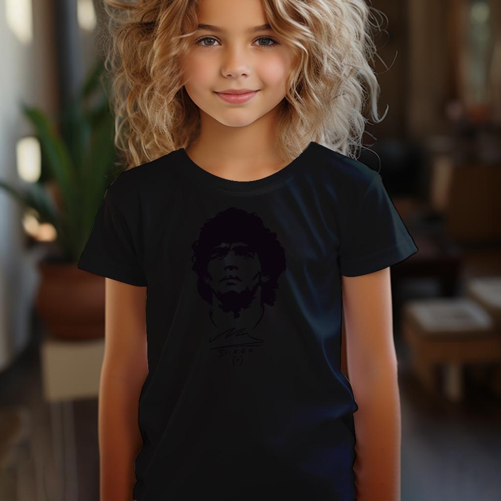 Camiseta Majica sa štampanim printom Cam 463, Dečija, Crna