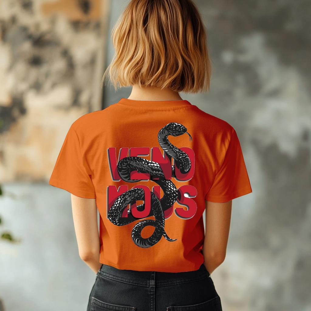 Camiseta Majica sa štampanim printom Frost 12, Ženska, Narandžasta