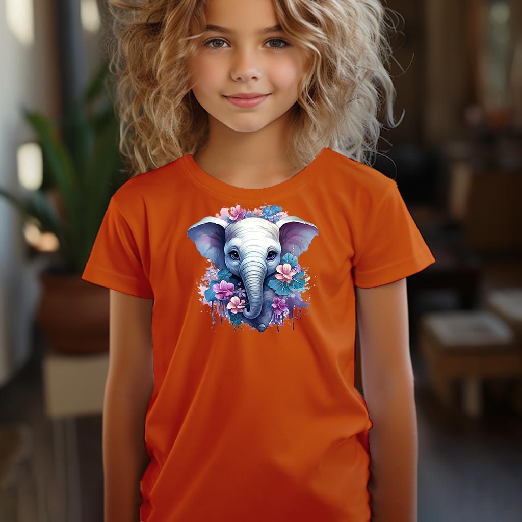 Camiseta Majica sa štampanim printom Cam 396, Dečija, Narandžasta