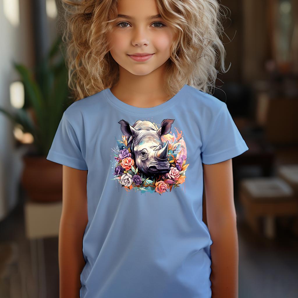 Camiseta Majica sa štampanim printom Cam 398, Dečija, Cijan