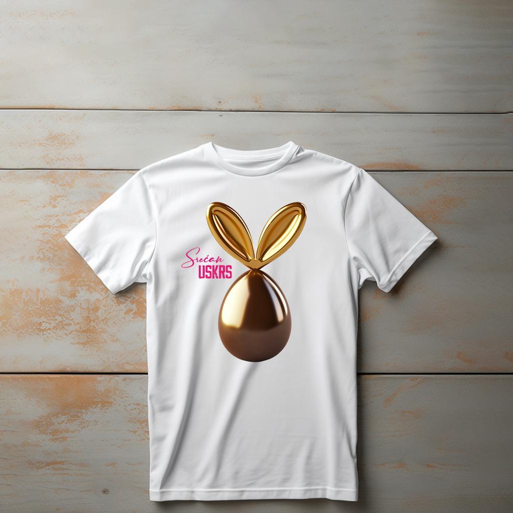 Camiseta Majica sa štampanim printom Cam 135, Dečija, Bela