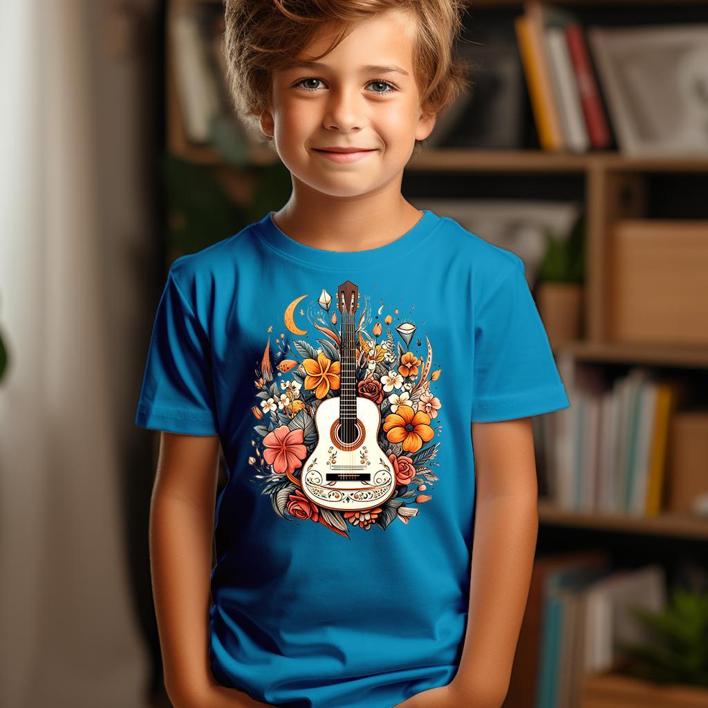 Camiseta Majica sa štampanim printom Cam 402, Dečija, Akva