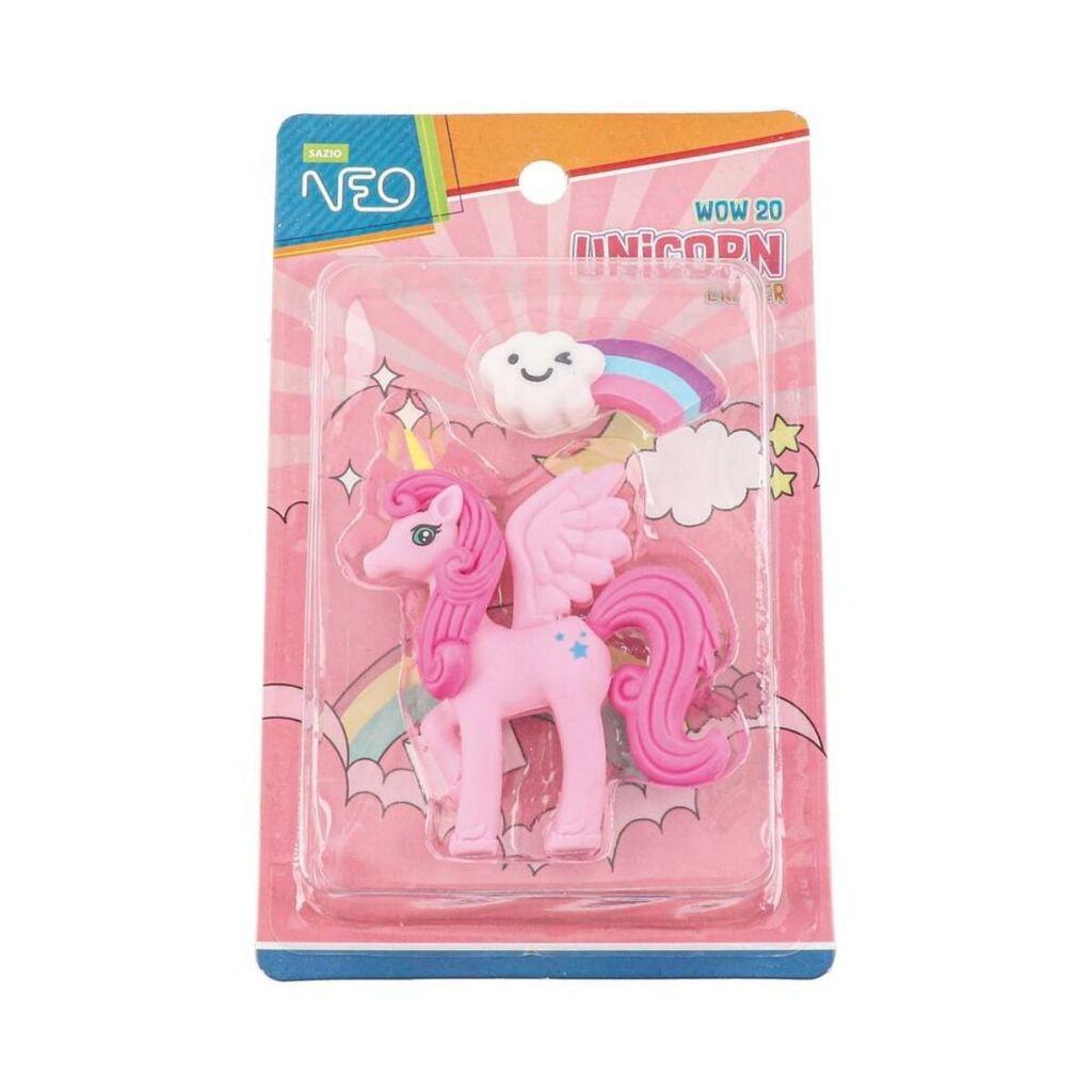 Sazio Neo Set gumica Wow 20 Unicorn, 2 komada, Šareni