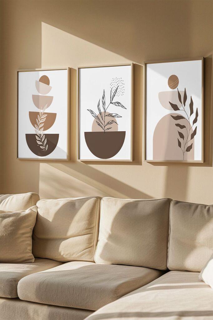 Wallity Uramljena slika Artvmodel4, 33x48 cm, 3 dela