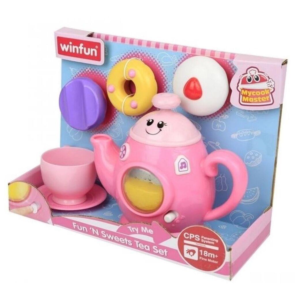 Win Fun Igračka Set za čaj, Roze