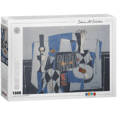 ODDO Slagalica Serbian Art Collection, Miodrag Protić, Mrtva priroda sa žutom pticom, 1000 delova