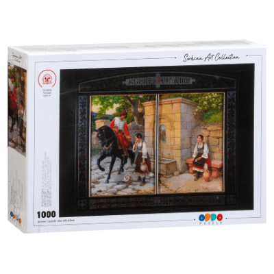 ODDO Slagalica Serbian Art Collection, Uroš Predić, Devojka na studencu, 1000 delova