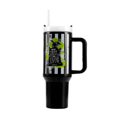 Pyramid International Čaša za poneti Tumbler Beetlejuice, 1.5l, Crna
