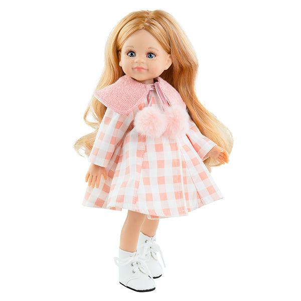 Paola Reina Lutka Dara, 32 cm, Roze-bela