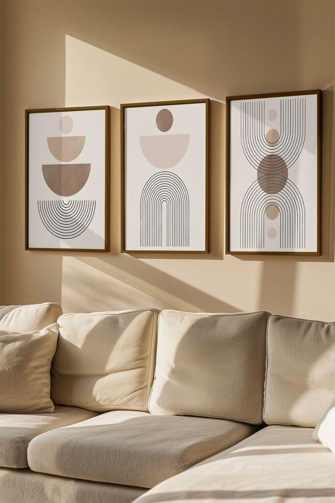 Wallity Uramljena slika Artvmodel38, 33x48 cm, 3 dela