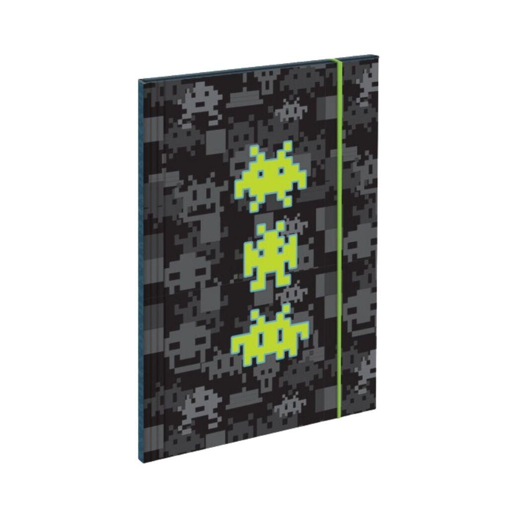 Scool Fascikla Game, A4, Hologram efekat, Crna