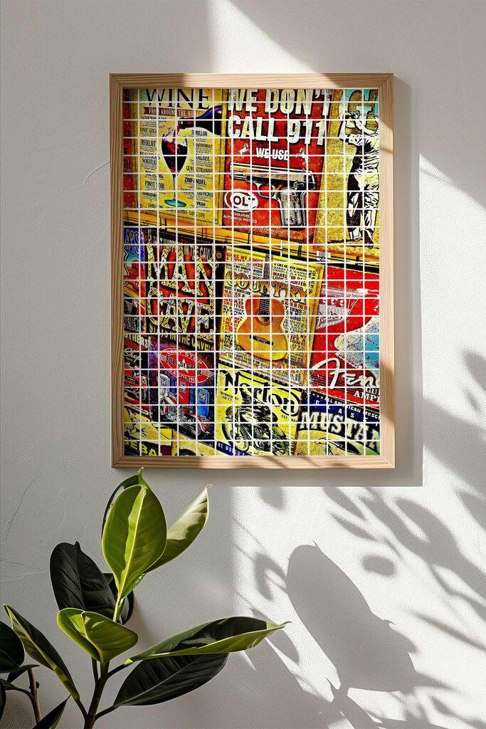 Wallity Uramljena slika Popkare13, 33x48 cm