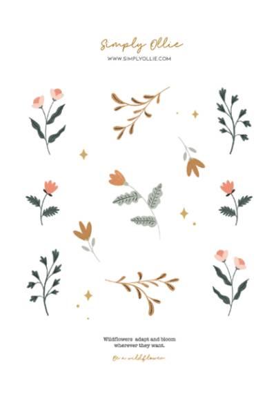 Stikeri Midnight Flowers